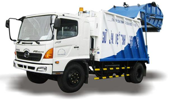 Xe cuốn ép rác