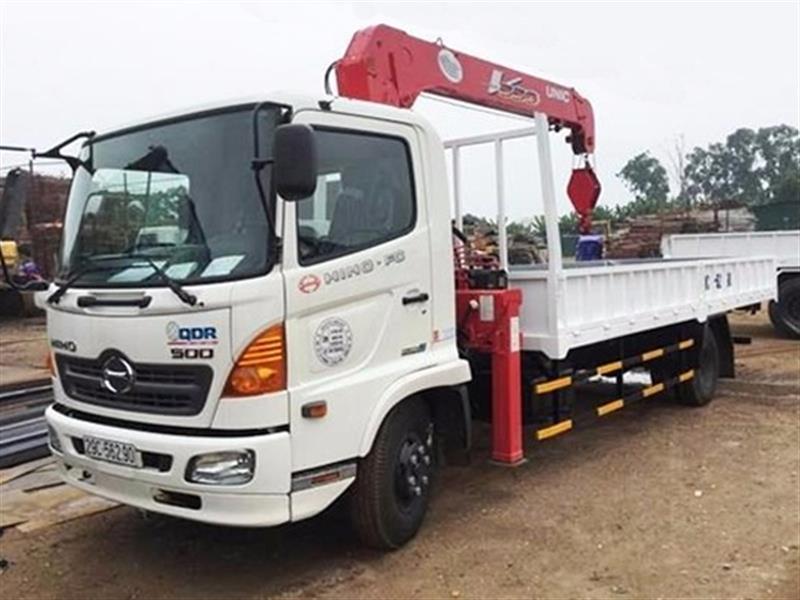 Xe tải gắn cẩu HINO FL8JTSA  gắn cẩu UNIC URV344