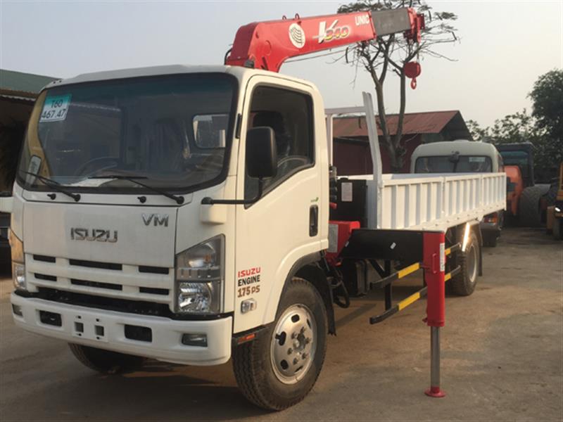 Xe tải có cần cẩu Isuzu Unic345