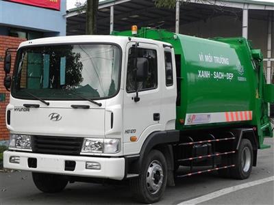 Xe ép rác HYUNDAI 9 khối