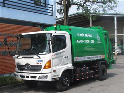 Xe ép rác Hino 9 khối