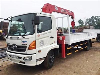 Xe tải gắn cẩu HINO FL8JTSA  gắn cẩu UNIC URV344