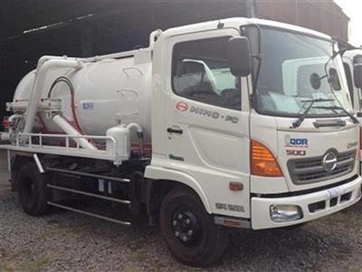 Xe hút bể phốt 5 khối HINO