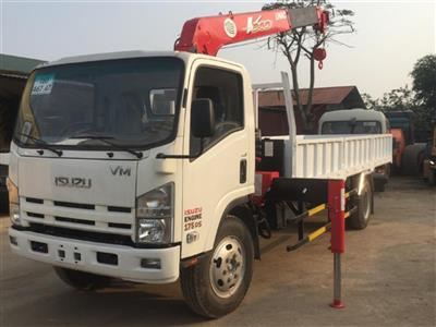 Xe tải có cần cẩu Isuzu Unic345