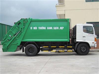 Xe ép rác Hino 9 khối FC