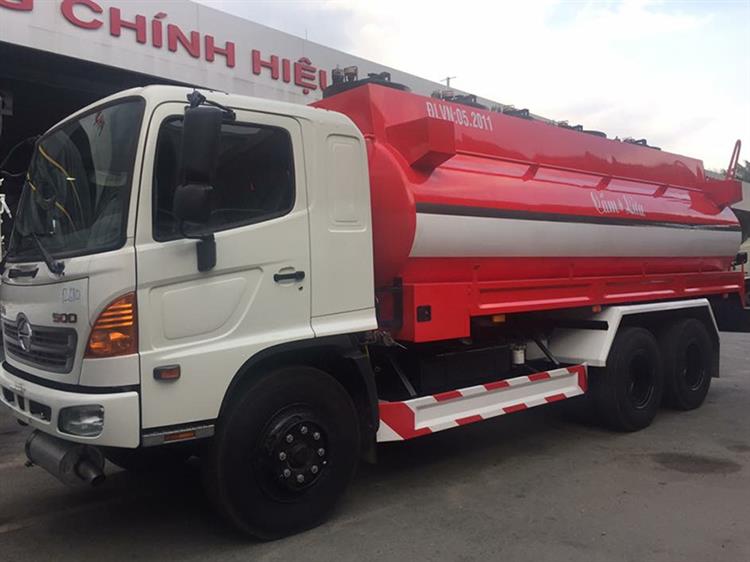 Xe téc xăng dầu Hino 11 khối 2