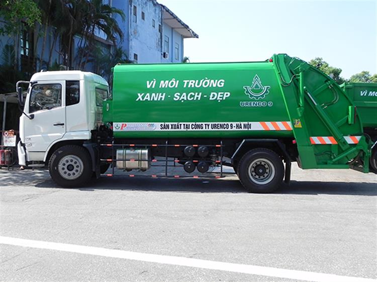 Xe cuốn ép rác Dongfeng 14 m3 2