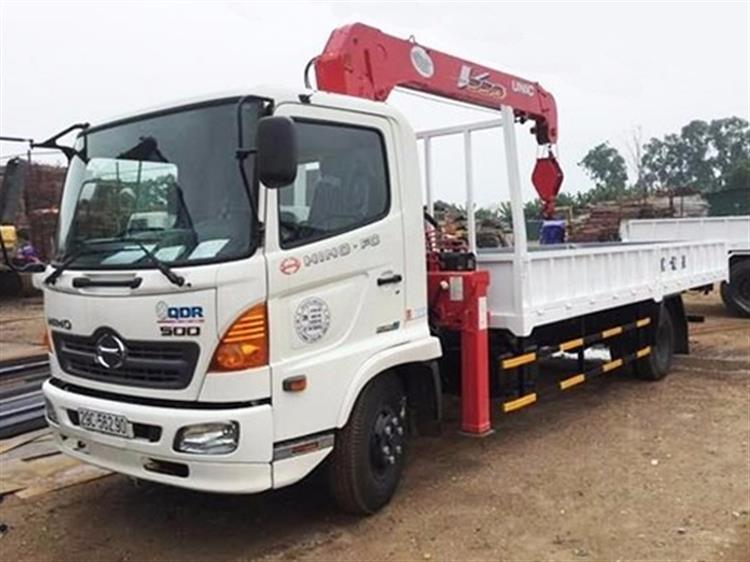 Xe tải gắn cẩu HINO FL8JTSA  gắn cẩu UNIC URV344