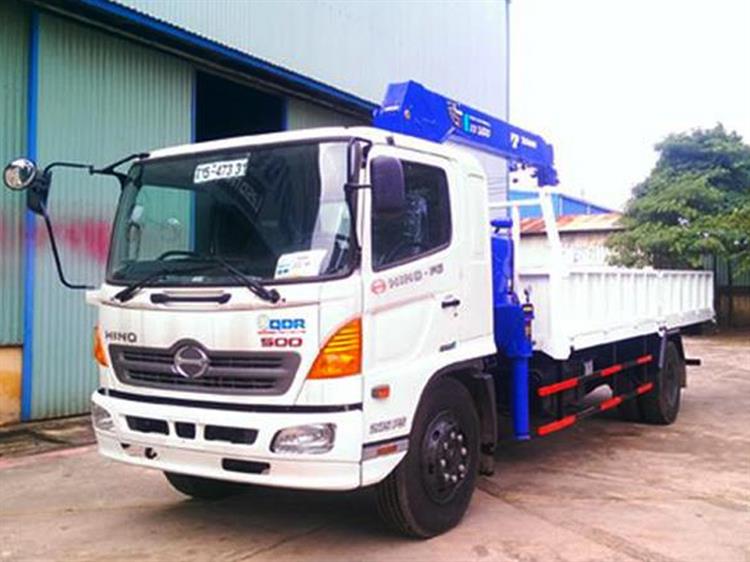 Xe tải Hino gắn cẩu tự hành Tadano 5 tấn  2